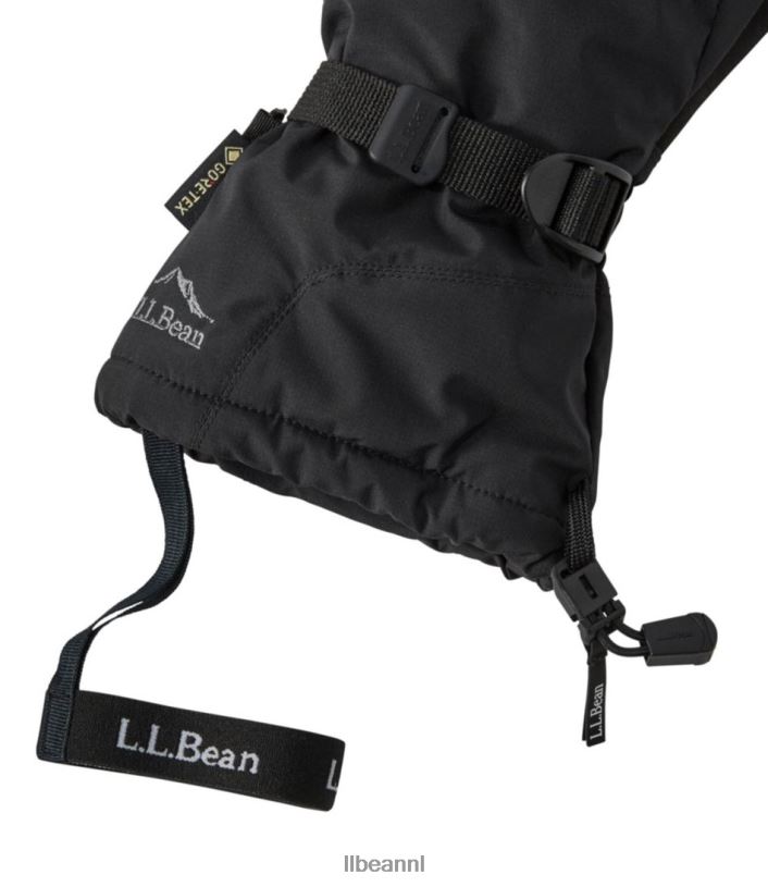 L.L.Bean Heren Gore-tex primaloft skiwanten zwart accessoires VT064796