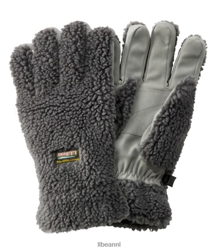 L.L.Bean Heren Handschoenen van bergstapelfleece legering grijs accessoires VT0646652