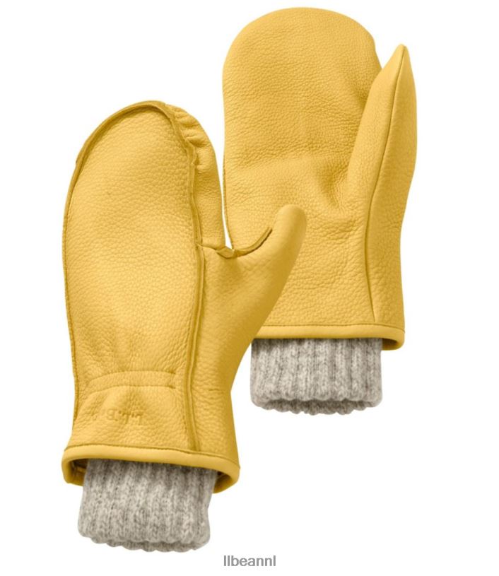 L.L.Bean Heren buckskin chopper wanten goud accessoires VT0643451