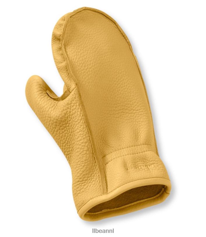 L.L.Bean Heren buckskin chopper wanten goud accessoires VT0643451