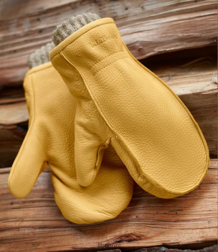 L.L.Bean Heren buckskin chopper wanten goud accessoires VT0643451