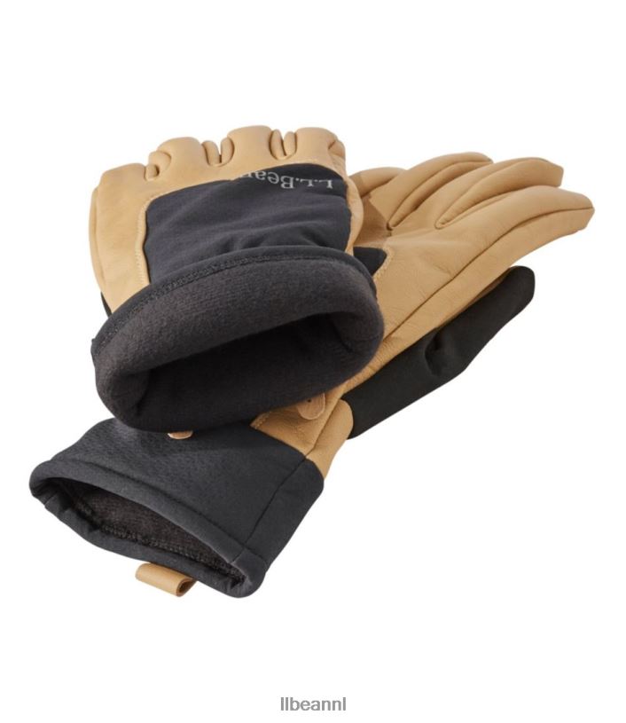 L.L.Bean Heren geïsoleerde werkhandschoenen zwart accessoires VT0643031
