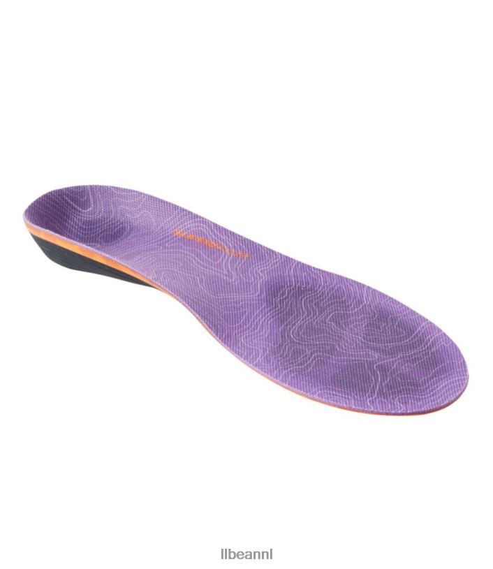L.L.Bean Heren superfeet baanbrekende comfort inlegzolen paars accessoires VT0641153