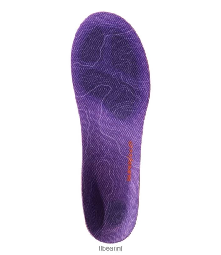 L.L.Bean Heren superfeet baanbrekende comfort inlegzolen paars accessoires VT0641153