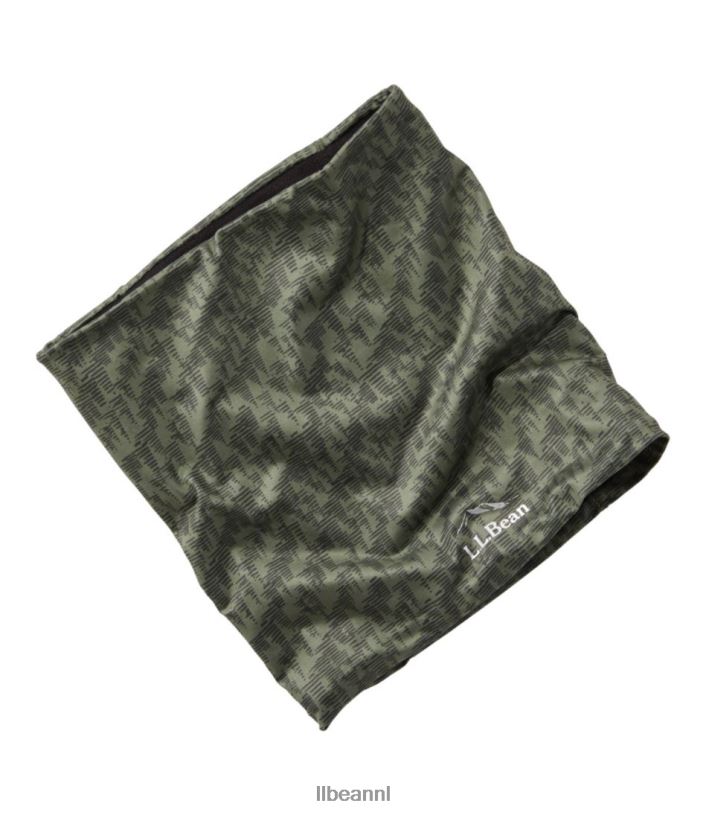 L.L.Bean Heren prestatie-nekmanchet bos schaduw boom camo accessoires VT064145
