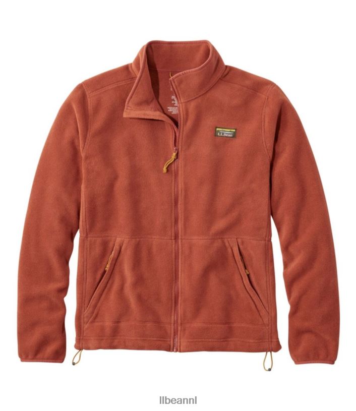 L.L.Bean Heren Klassiek bergfleecejack roest oranje bovenkleding VT0643283