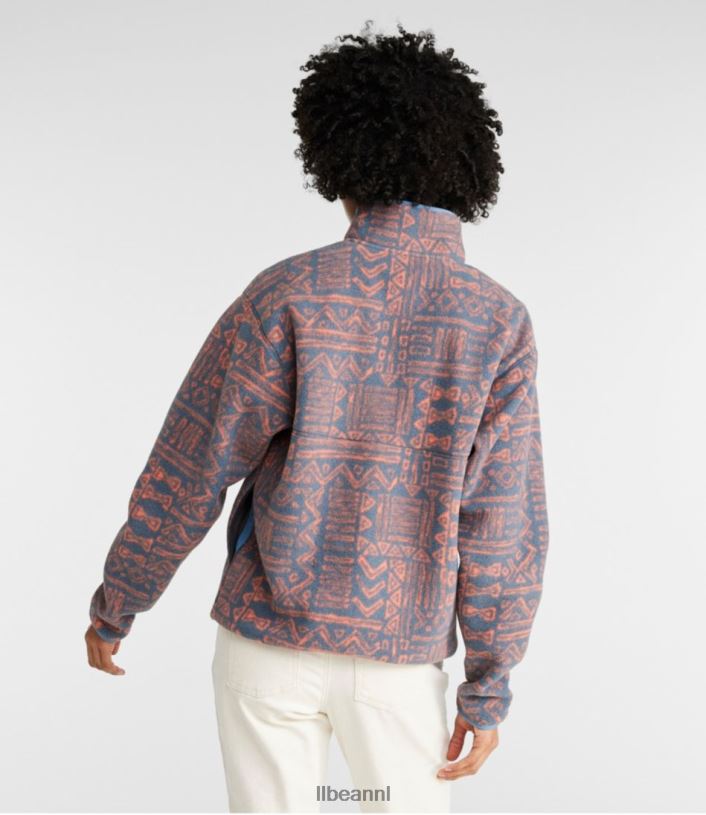 L.L.Bean Heren klassieke fleecetrui sintel geo bovenkleding VT064868