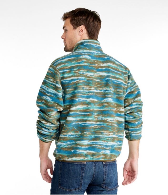 L.L.Bean Heren klassieke fleecetrui sintel geo bovenkleding VT064868