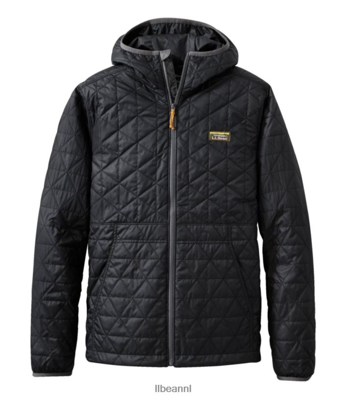 L.L.Bean Heren Katahdin geïsoleerde hoodie zwart bovenkleding VT0643037