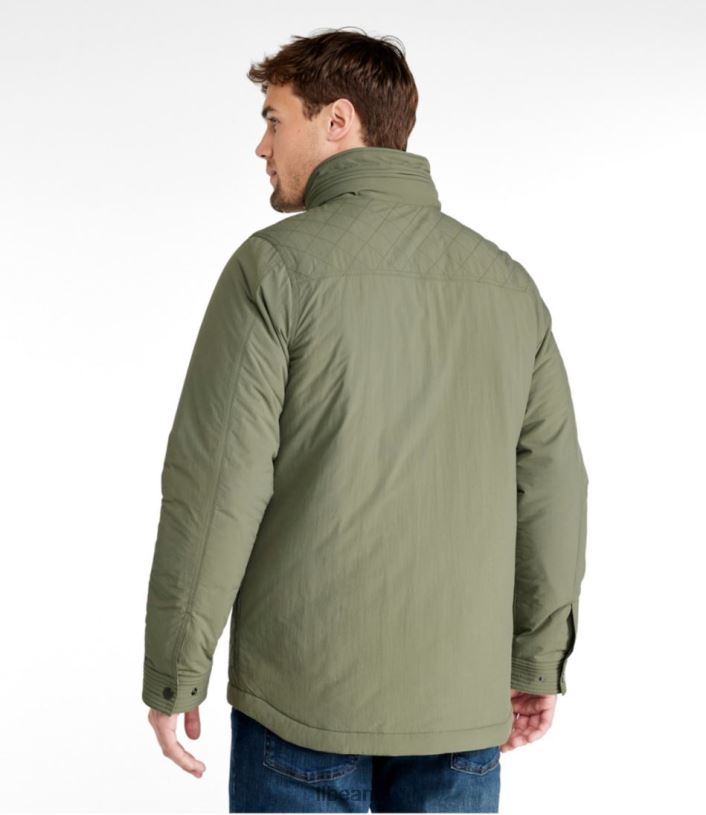 L.L.Bean Heren geïsoleerd reisjack fossiel bruin bovenkleding VT0645029