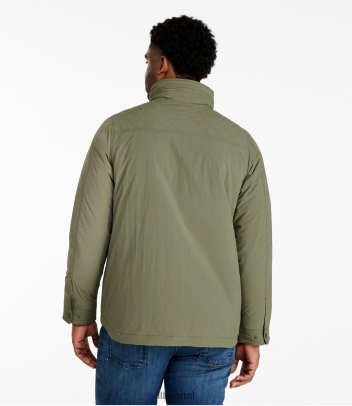 L.L.Bean Heren geïsoleerd reisjack fossiel bruin bovenkleding VT0645029