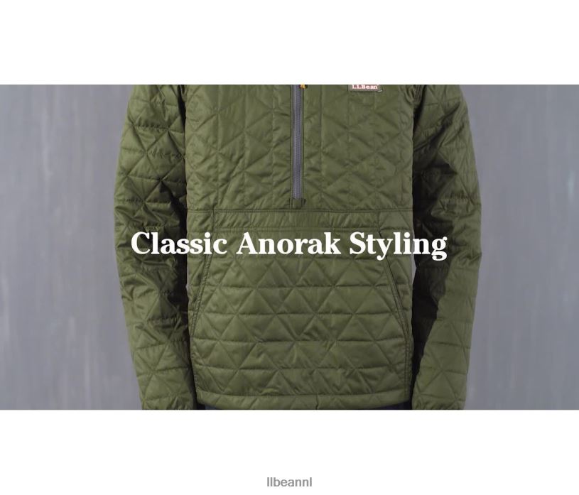 L.L.Bean Heren katahdin geïsoleerde trui grafiet/schaliegrijs bovenkleding VT064622