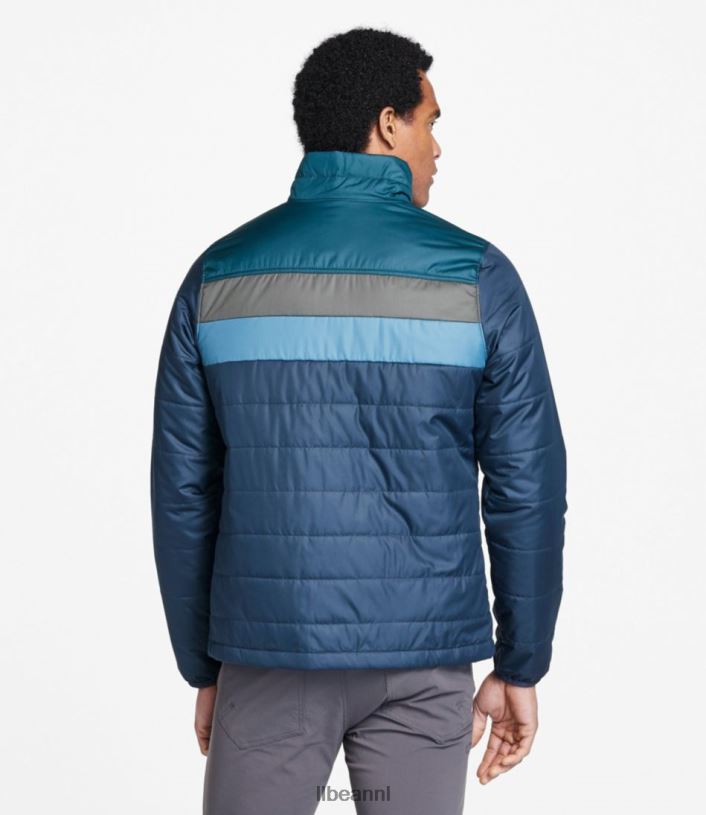 L.L.Bean Heren klassiek bergjasje met puffer kelpgroen/nautisch marineblauw bovenkleding VT0645959