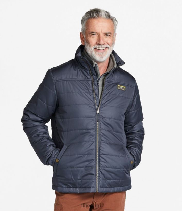 L.L.Bean Heren klassiek bergjasje met puffer staalgrijs bovenkleding VT0646676
