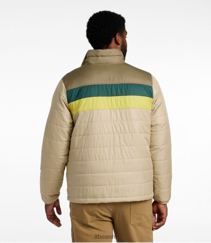 L.L.Bean Heren klassieke bergpufferpullover kelpgroen/nautisch marineblauw bovenkleding VT0643475