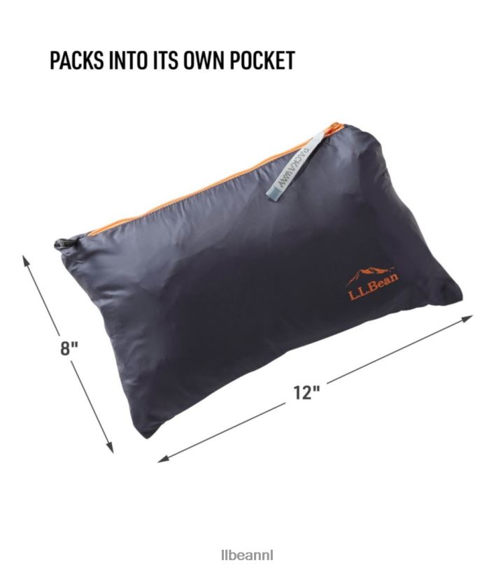L.L.Bean Heren primaloft packaway jack met capuchon levendig rood bovenkleding VT0646610