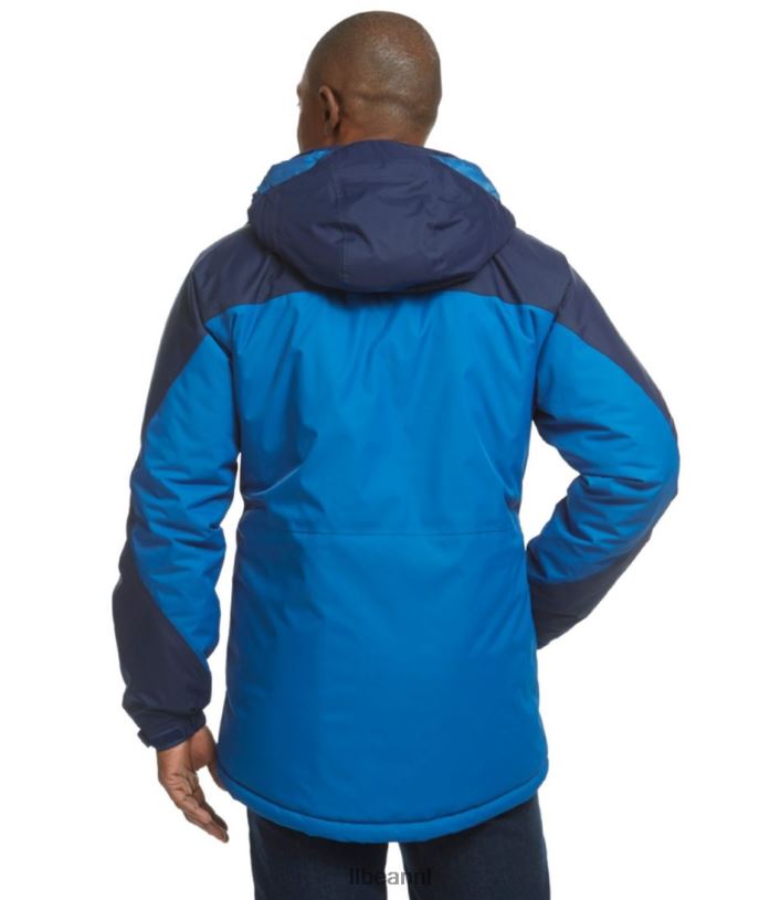 L.L.Bean Heren stoere ridge parka donkerrood/zwart bovenkleding VT064733