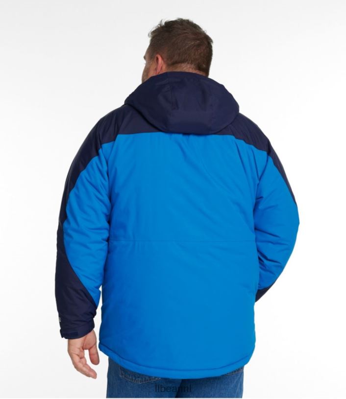 L.L.Bean Heren stoere ridge parka donkerrood/zwart bovenkleding VT064733