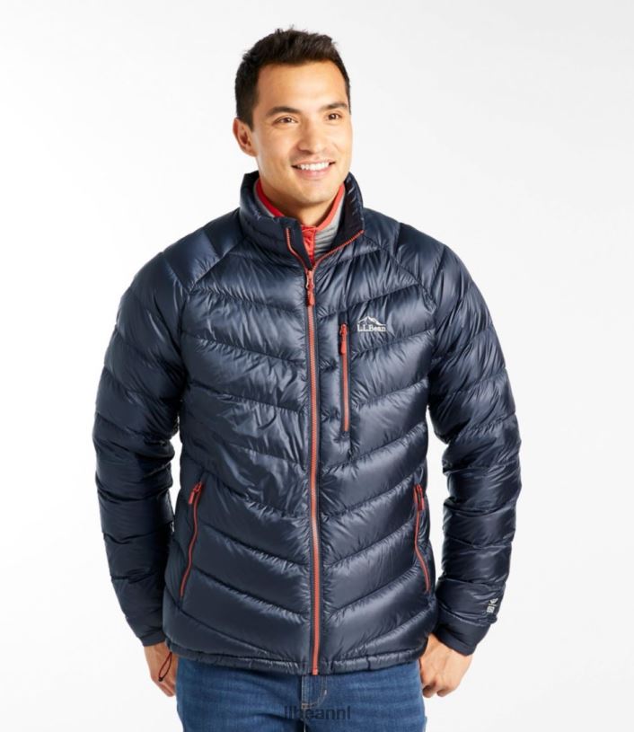 L.L.Bean Heren ultralicht 850 donsjack levendig rood bovenkleding VT0647018