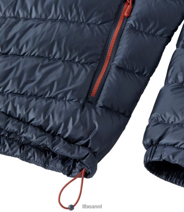 L.L.Bean Heren ultralicht 850 donsjack levendig rood bovenkleding VT0647018