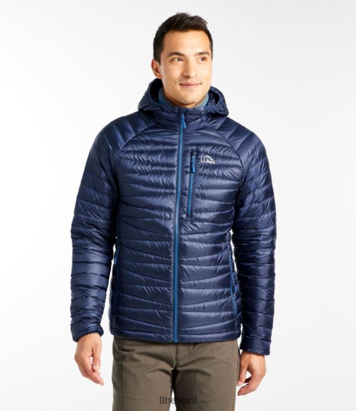 L.L.Bean Heren ultralicht 850 donsjack met capuchon regenwoud bovenkleding VT0644975