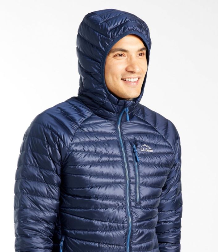 L.L.Bean Heren ultralicht 850 donsjack met capuchon regenwoud bovenkleding VT0644975