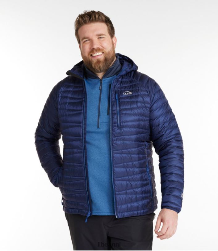 L.L.Bean Heren ultralicht 850 donsjack met capuchon regenwoud bovenkleding VT0644975