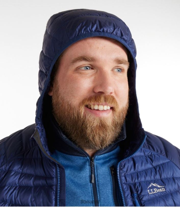 L.L.Bean Heren ultralicht 850 donsjack met capuchon regenwoud bovenkleding VT0644975