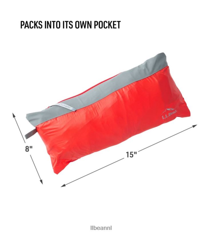 L.L.Bean Heren waterdichte primaloft packaway-jas zwart bovenkleding VT0645122