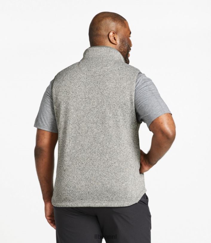 L.L.Bean Heren trui fleecevest licht mahonie bovenkleding VT0646568