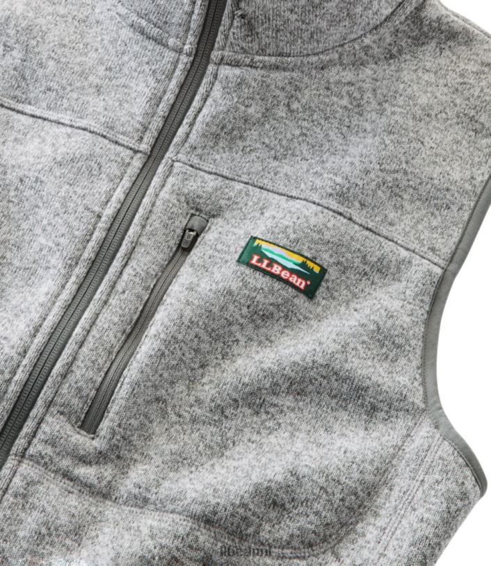 L.L.Bean Heren trui fleecevest licht mahonie bovenkleding VT0646568