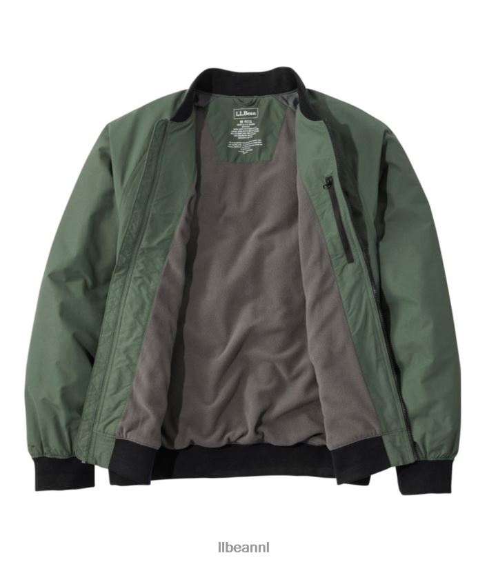 L.L.Bean Heren Bomberjack voor 3 seizoenen licht mahonie bovenkleding VT0645863