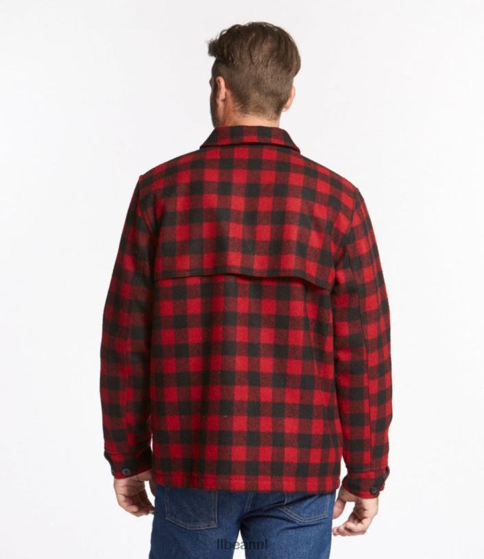 L.L.Bean Heren Maine Guide jac-shirt met ritssluiting aan de voorkant en primaloft schaliegrijs/zwart bovenkleding VT0646064