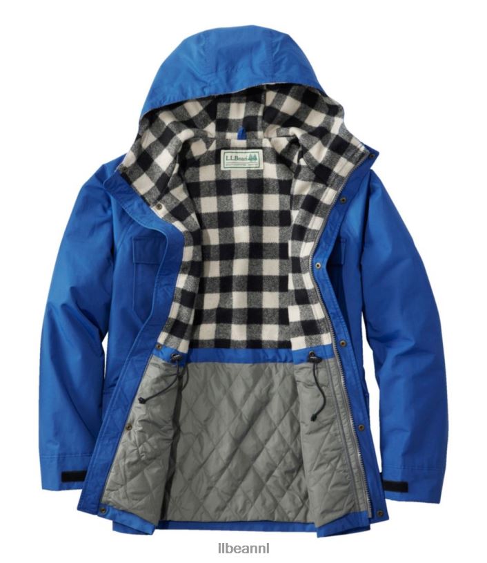 L.L.Bean Heren originele baxter staatsparka \'82 zwarte woud groen bovenkleding VT0644984