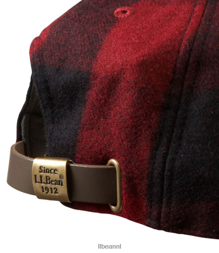L.L.Bean Heren Balpet van wolmix rood accessoires VT0643550