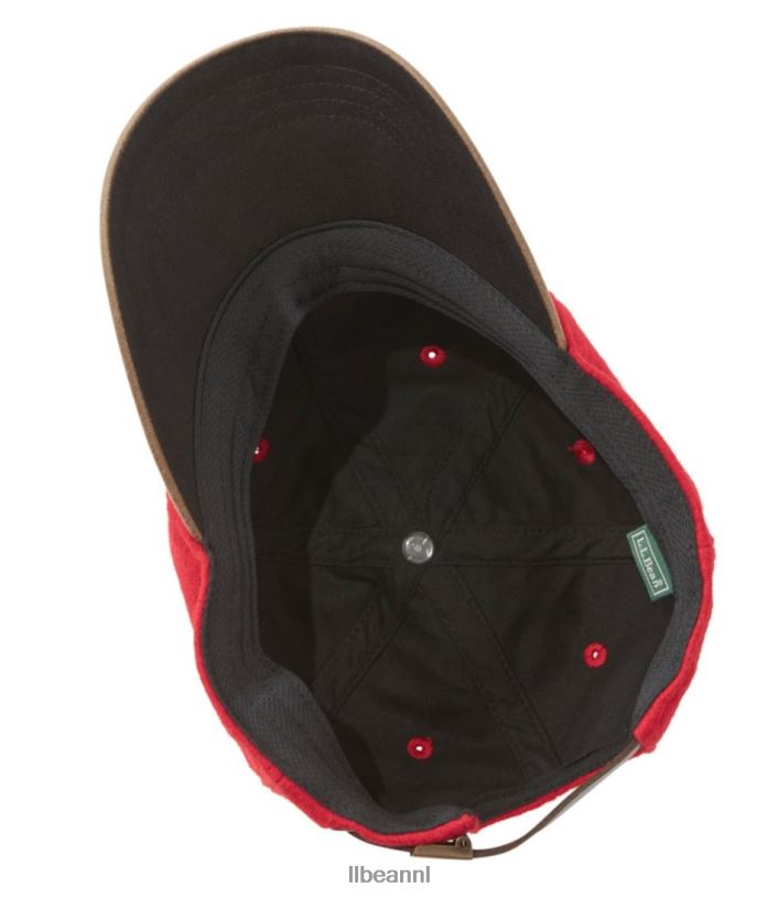 L.L.Bean Heren Balpet van wolmix rood accessoires VT0643550