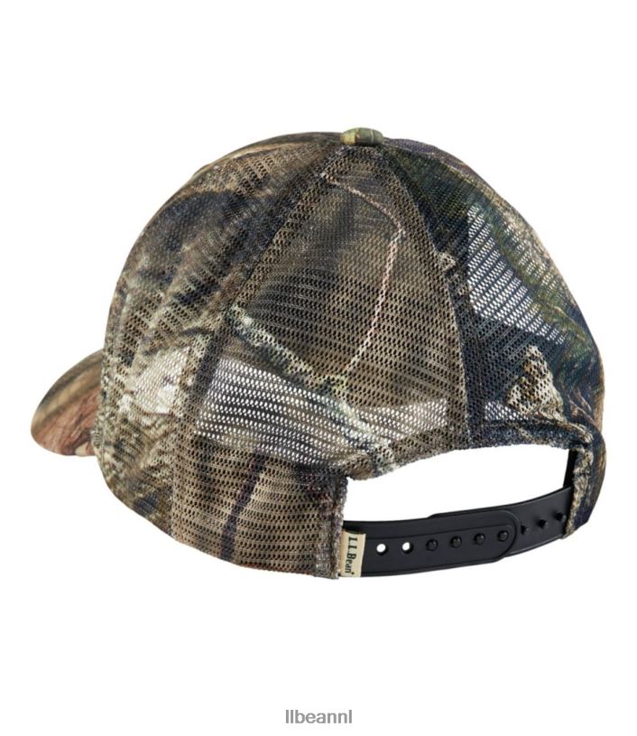 L.L.Bean Heren camouflage vrachtwagenchauffeur hoed bemost eiken land accessoires VT064634