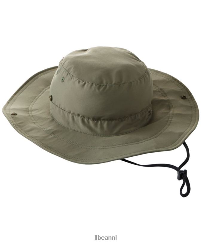 L.L.Bean Heren geen flyzone boonie hoed stoffige olijf accessoires VT064316