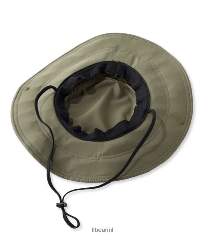 L.L.Bean Heren geen flyzone boonie hoed stoffige olijf accessoires VT064316
