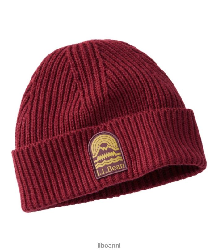 L.L.Bean Heren muts rode wijn accessoires VT064742