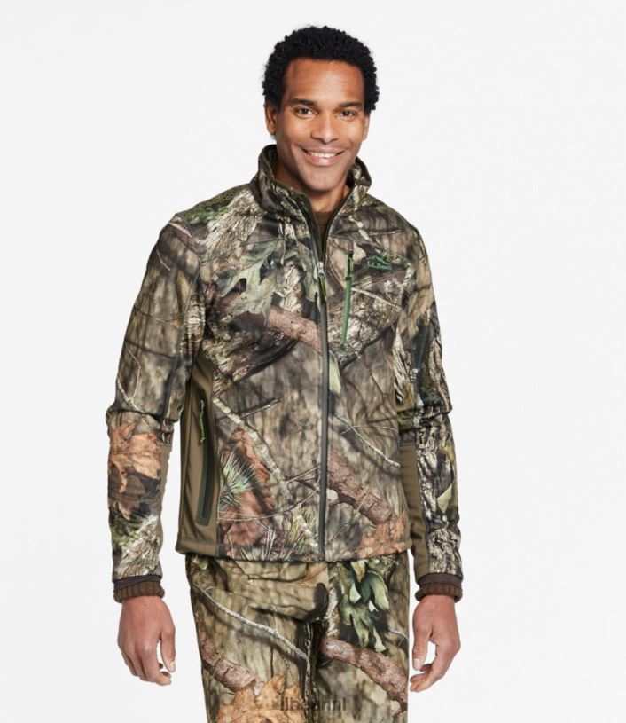 L.L.Bean Heren Ridge Runner softshell jachtjack bemost eiken land dna uitrusting voor buiten VT064943