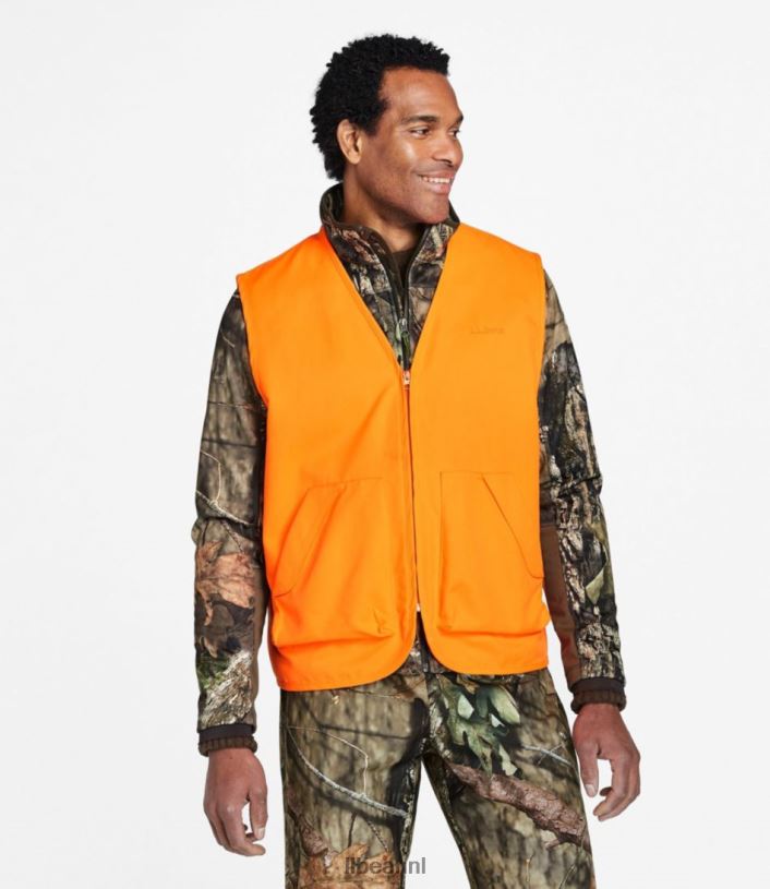 L.L.Bean Heren Veiligheidsvest voor de jacht op groot wild jager oranje uitrusting voor buiten VT0641909