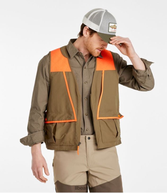 L.L.Bean Heren hoogland jachtvest vermoeidheid groen uitrusting voor buiten VT064136