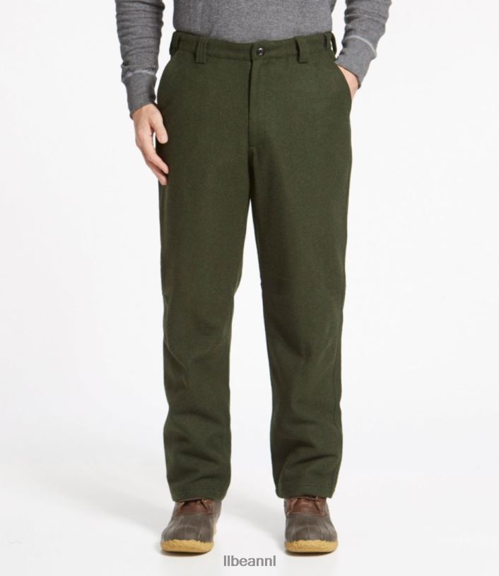 L.L.Bean Heren Maine Guide wollen broek met primaloft loden uitrusting voor buiten VT064790