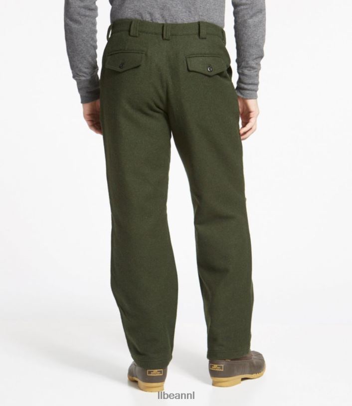 L.L.Bean Heren Maine Guide wollen broek met primaloft loden uitrusting voor buiten VT064790