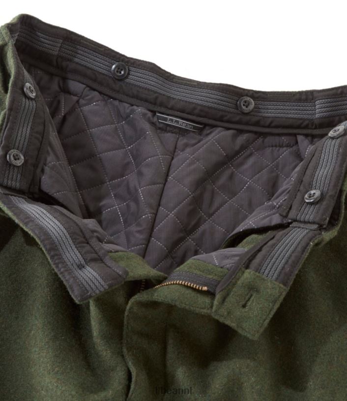 L.L.Bean Heren Maine Guide wollen broek met primaloft loden uitrusting voor buiten VT064790