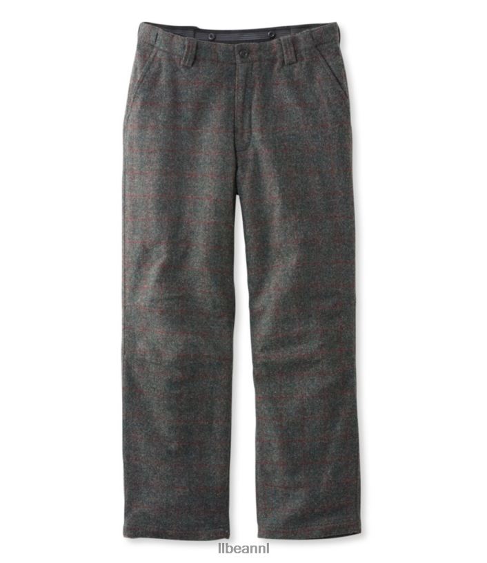 L.L.Bean Heren Maine Guide wollen broek met primaloft malone uitrusting voor buiten VT064805