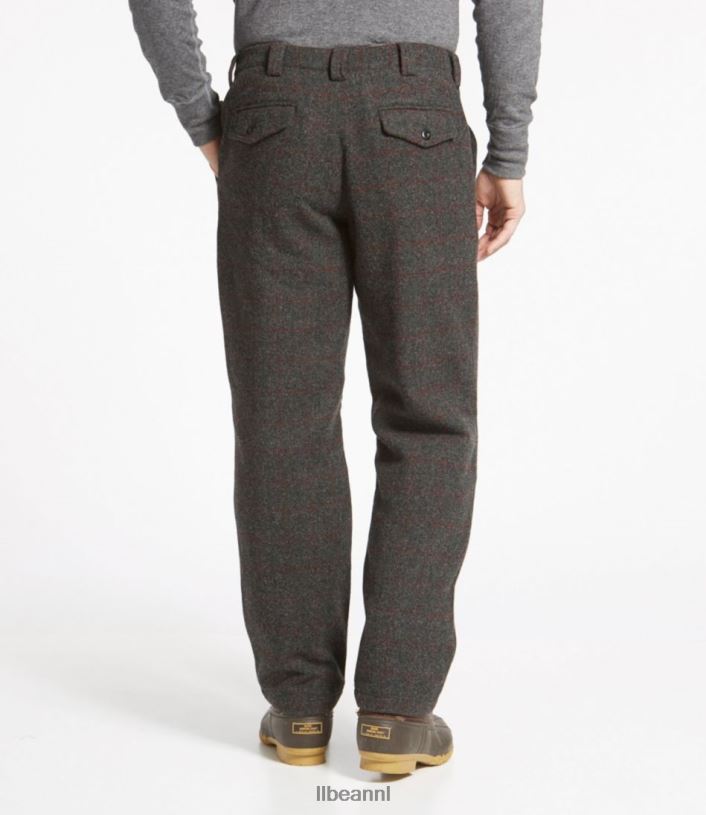 L.L.Bean Heren Maine Guide wollen broek met primaloft malone uitrusting voor buiten VT064805