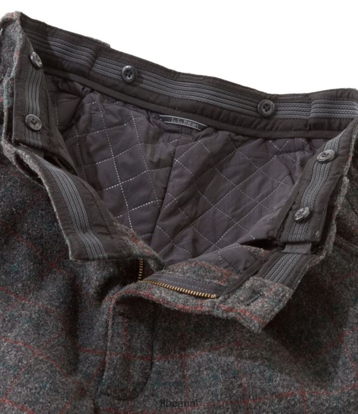 L.L.Bean Heren Maine Guide wollen broek met primaloft malone uitrusting voor buiten VT064805