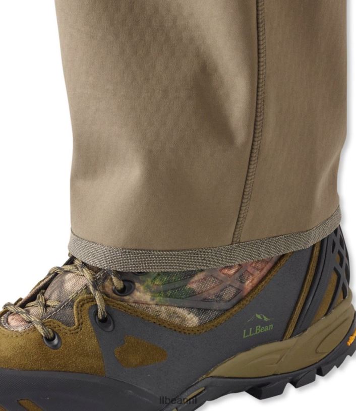 L.L.Bean Heren Ridge Runner softshell broek mos kaki uitrusting voor buiten VT064802